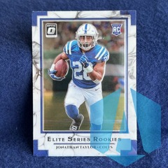 2020 Panini Donruss Optic Elite Series Blue Rookies #ESR-JT Jonathan Taylor Colts